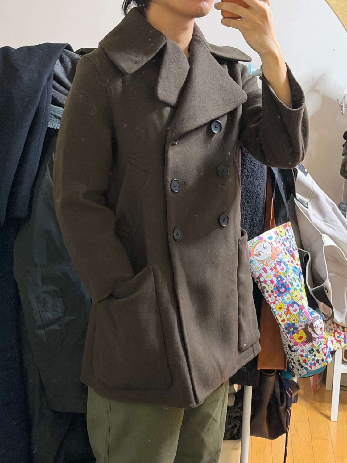 유니클로 +J 질샌더 더블페이스 피코트 상품이미지5