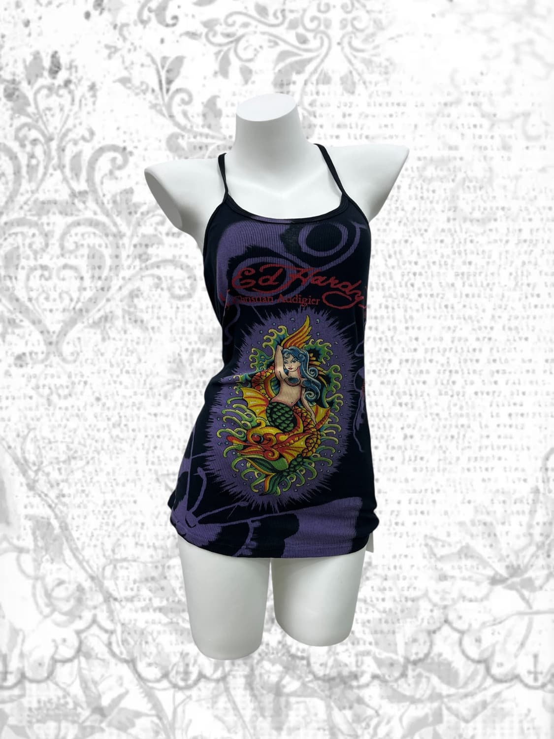 'ED HARDY' tattoo printing sleeveless  상품이미지1