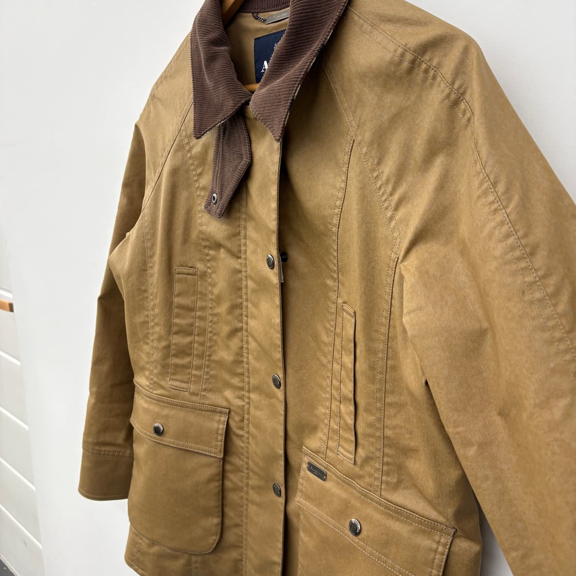 아쿠아스큐텀 코듀로이 카라 자켓 남성 M 상품이미지4