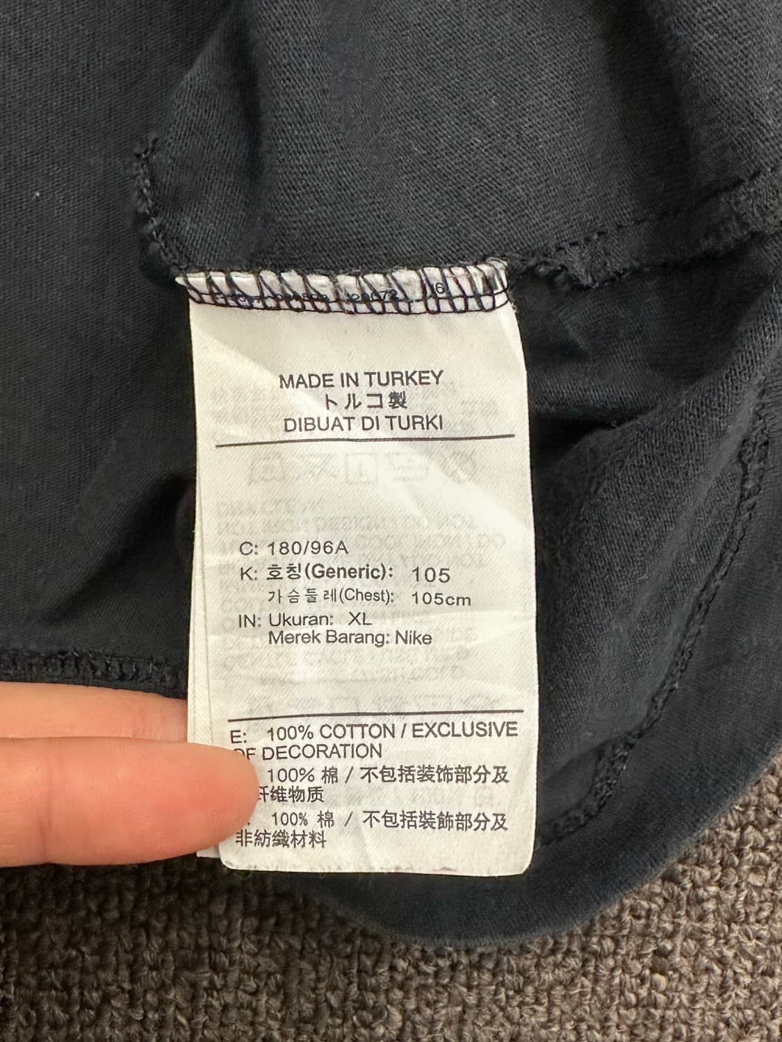 XL)Nike vintage 스포츠웨어 라인 그래픽 반팔 상품이미지4