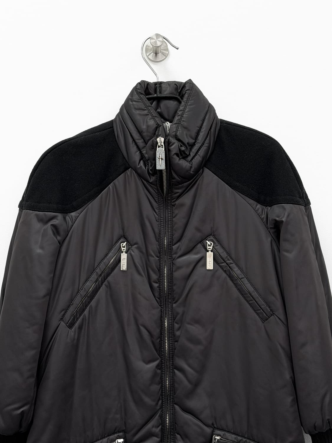 체사레 파치오티 4US 대거 지퍼 울 패널 패딩 코트 상품이미지3