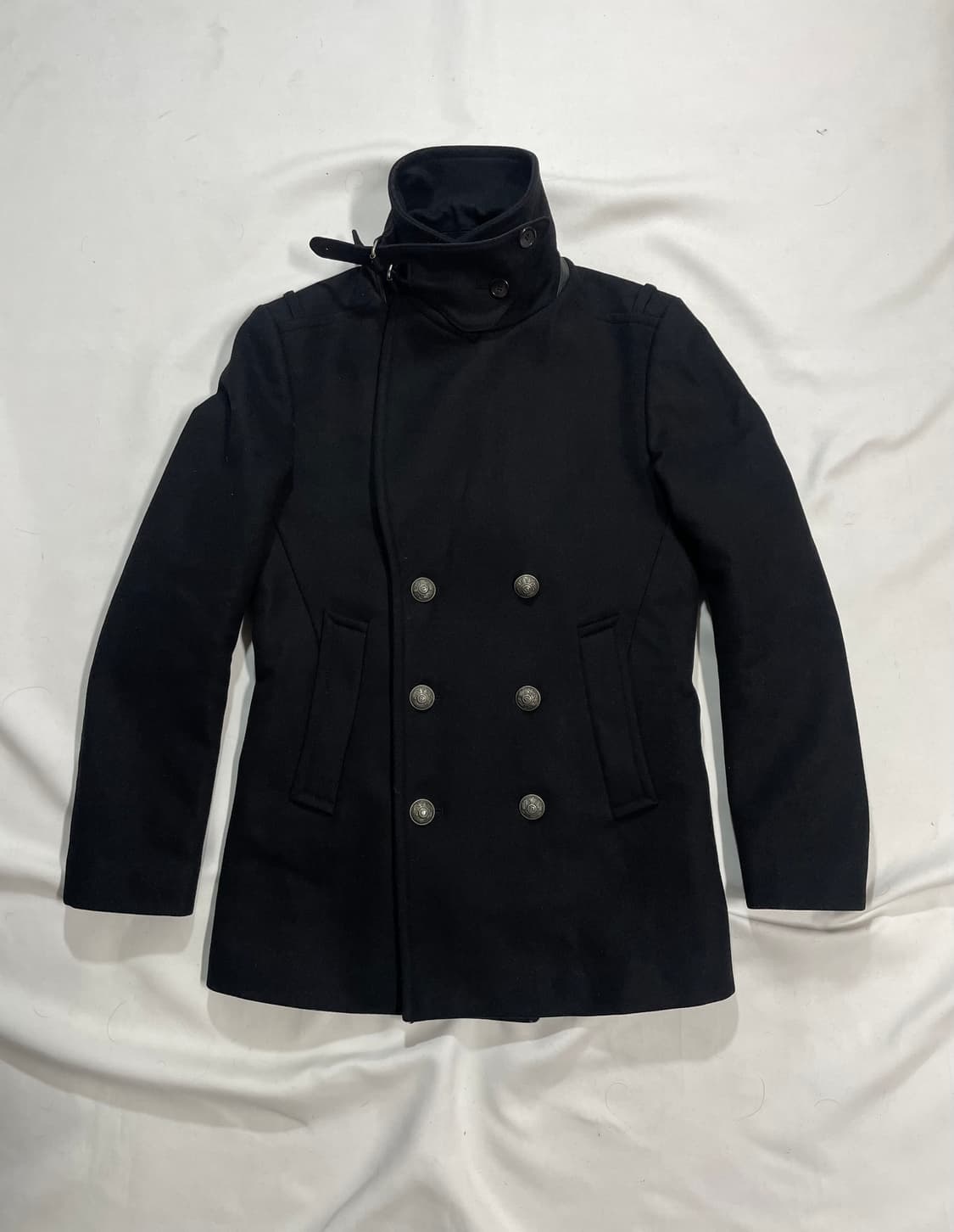 우영미 솔리드옴므 나폴레옹 피코트 상품이미지4