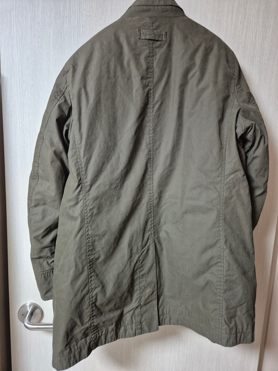 (21년) 새제품 헨리코튼 싱글코트 구스다운  카키 야상 점퍼 상품이미지2