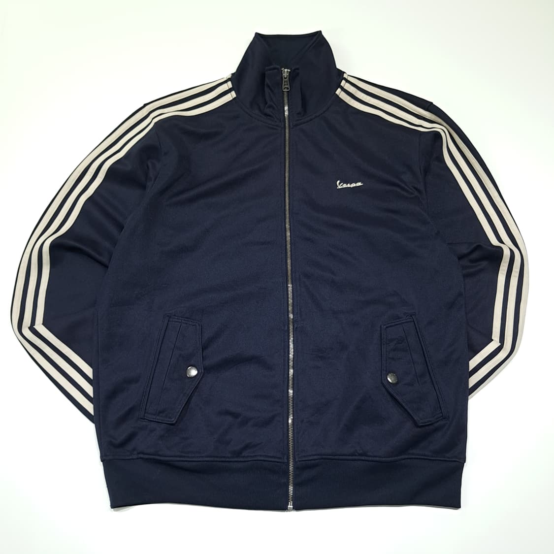 CL938 XL 아디다스x베스파 00s 코튼혼방 네이비 집업자켓 상품이미지1