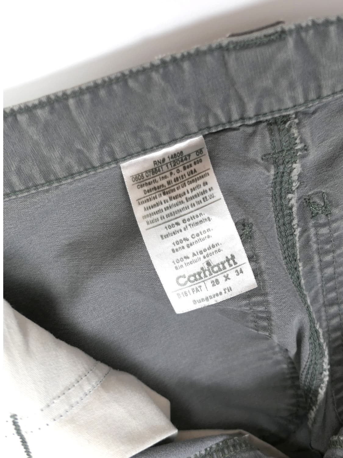 Carhartt distressed work carpenter pants 상품이미지8