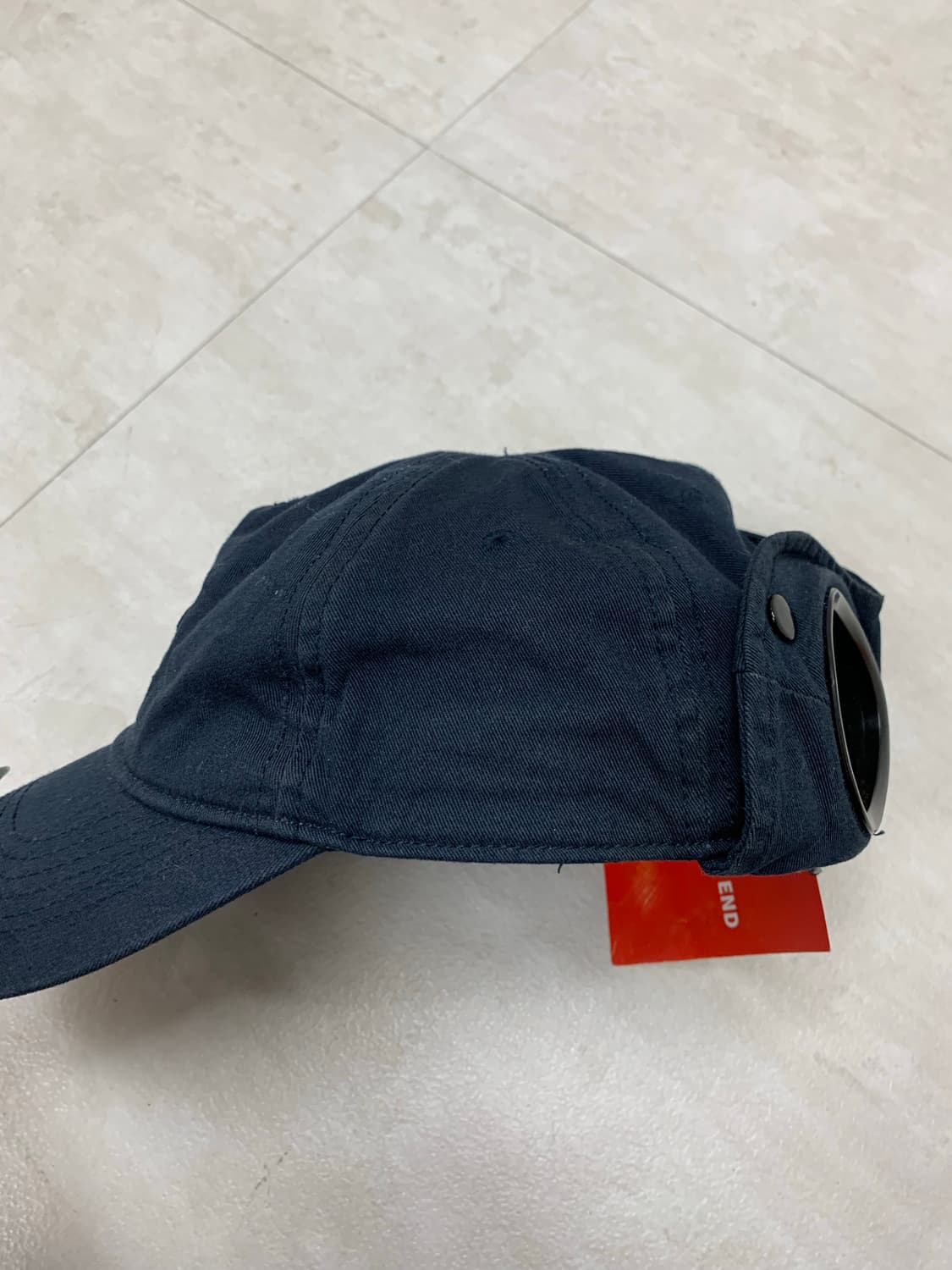 cp company 네이비 고글 디테일 볼캡 #295 상품이미지3