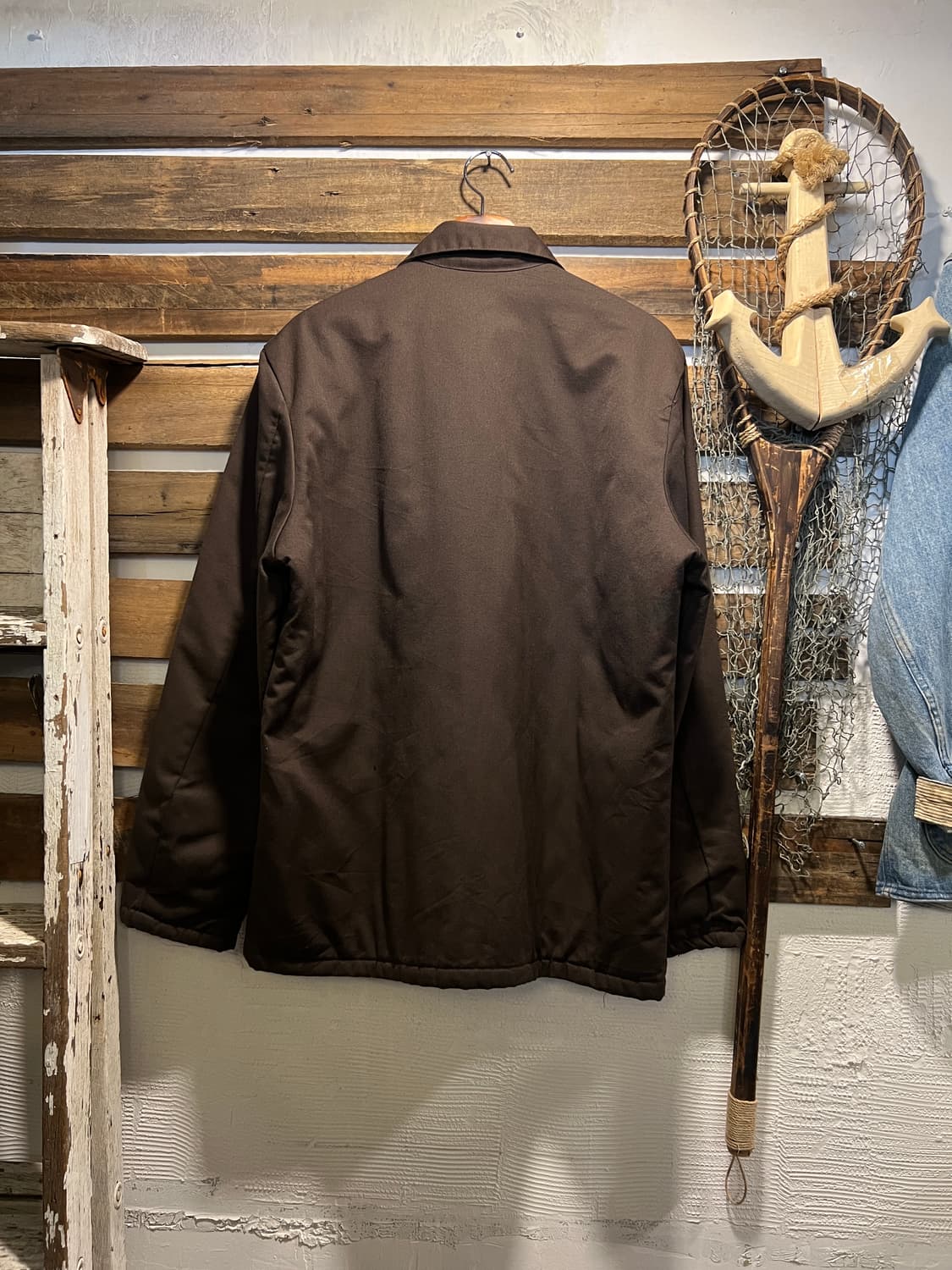 [M]90's Made in USA 허쉬 팩토리 브라운 워크자켓 상품이미지8