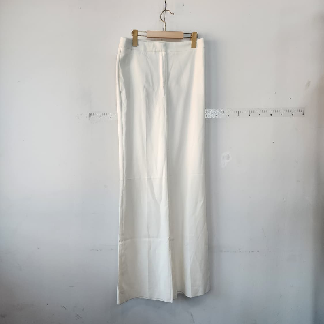 막스마라 아이보리 부츠컷 슬랙스 상품이미지1