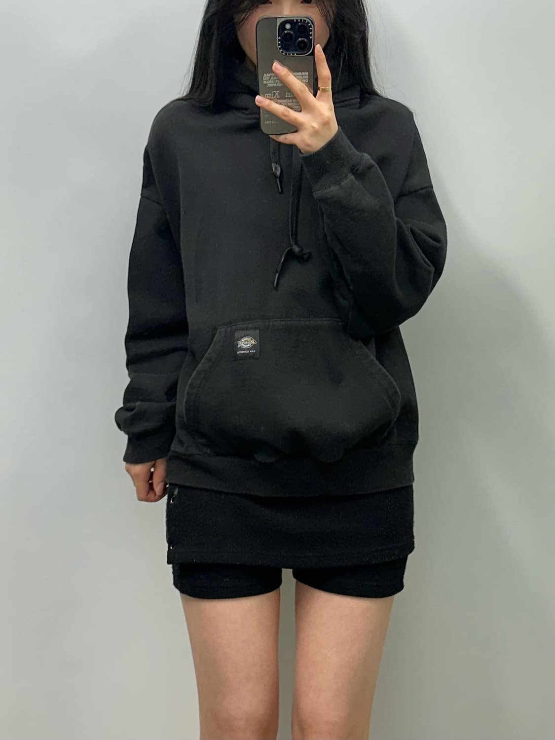 디키즈 빅로고 블랙 후드티 상품이미지2