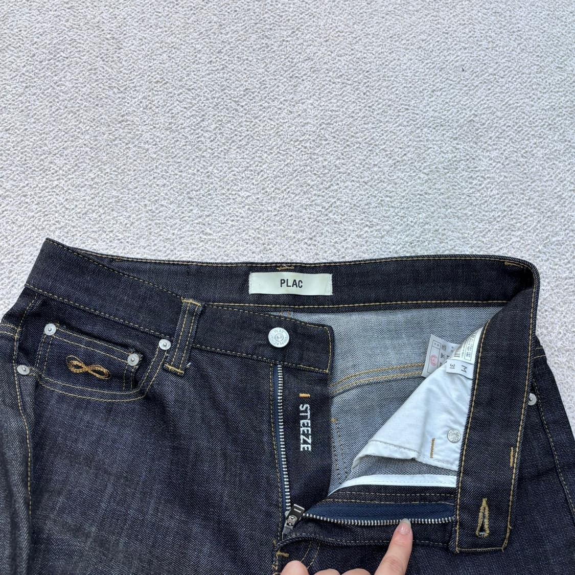 M(31) 플랙 남성 생지 데님 팬츠 0527E2 상품이미지4