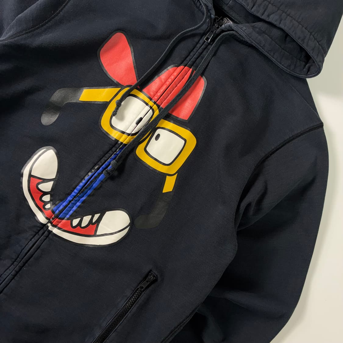 Stussy  스투시 x 리스 코튼 블랙 후드집업  상품이미지3