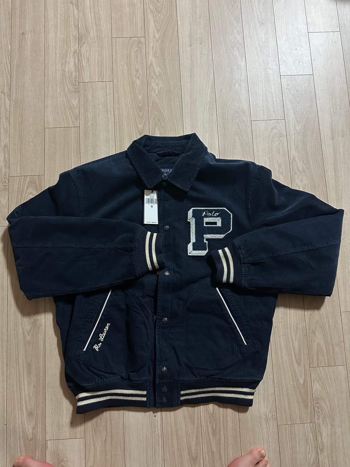 폴로 코듀로이 레터 바시티 상품이미지1