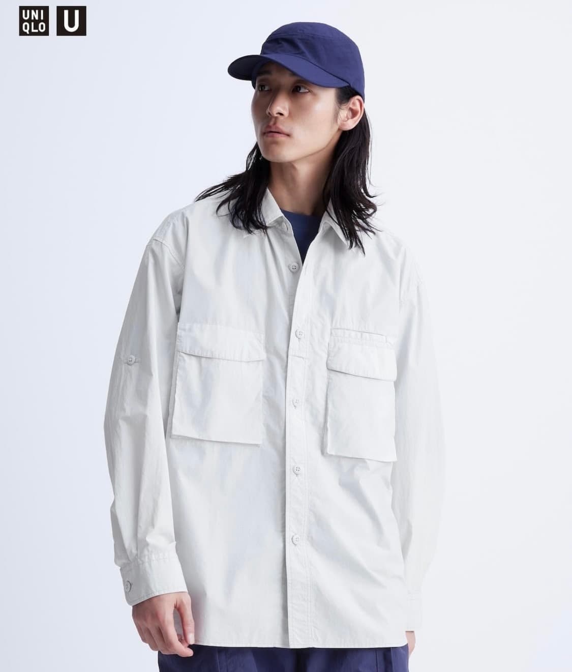 유니클로 U 유틸리티 오버셔츠 XL 상품이미지1