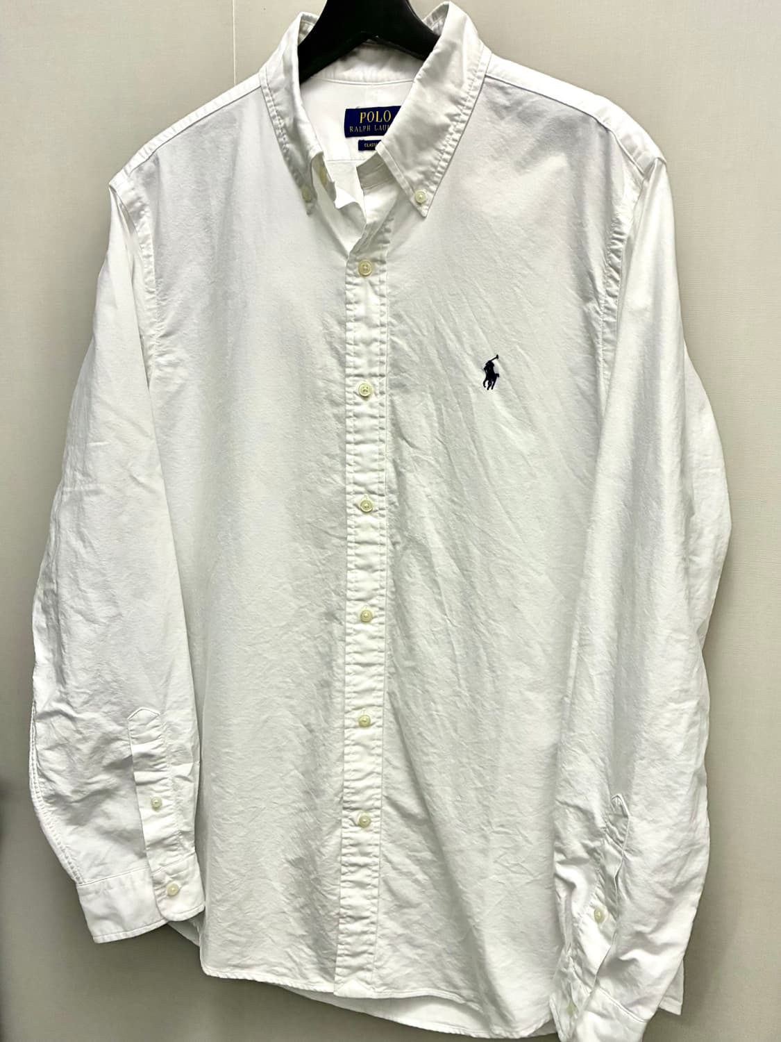 (L/105)POLO 폴로랄프로렌 클래식 화이트 옥스포드 셔츠 폴로셔츠 상품이미지2