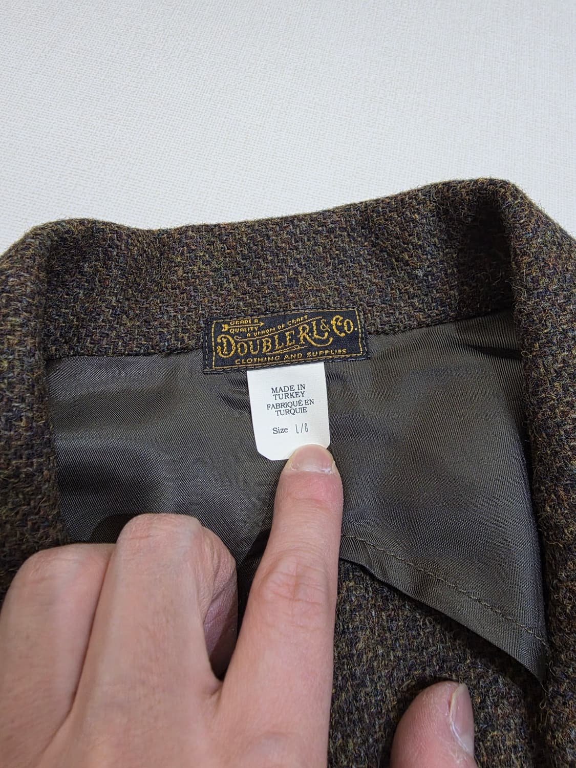 RRL unconstructed 울 스포츠 자켓 판매나 교환 상품이미지2