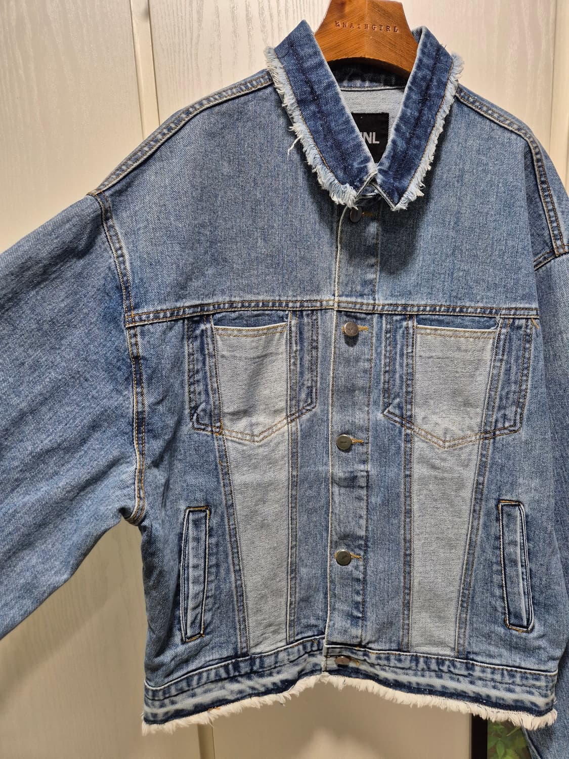 (세일)(새상품)MNL 데님 청자켓 상품이미지8