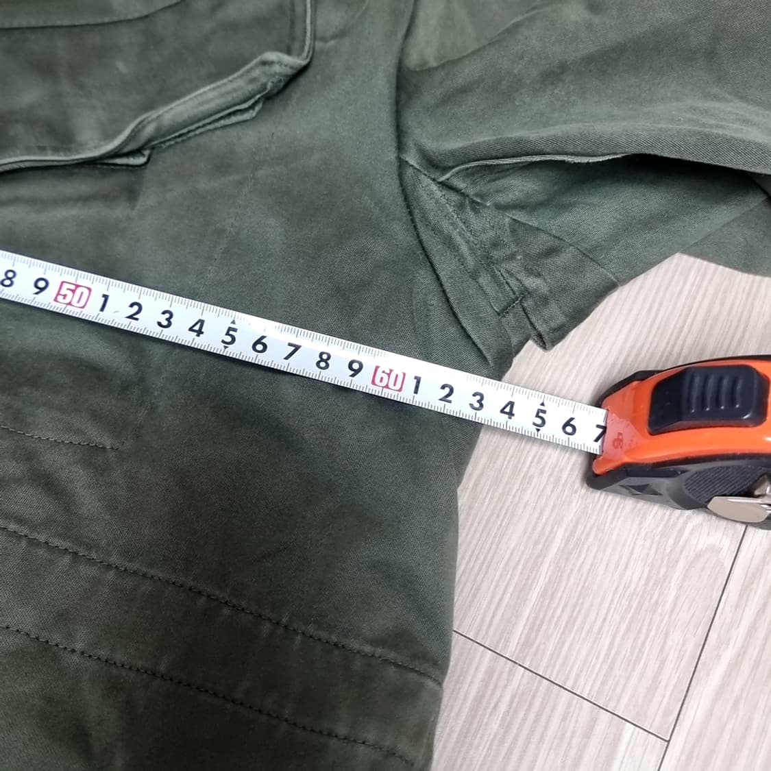 1978년산 캐나다군 빈티지 야상 후드 점퍼 카키(105-110) 상품이미지9