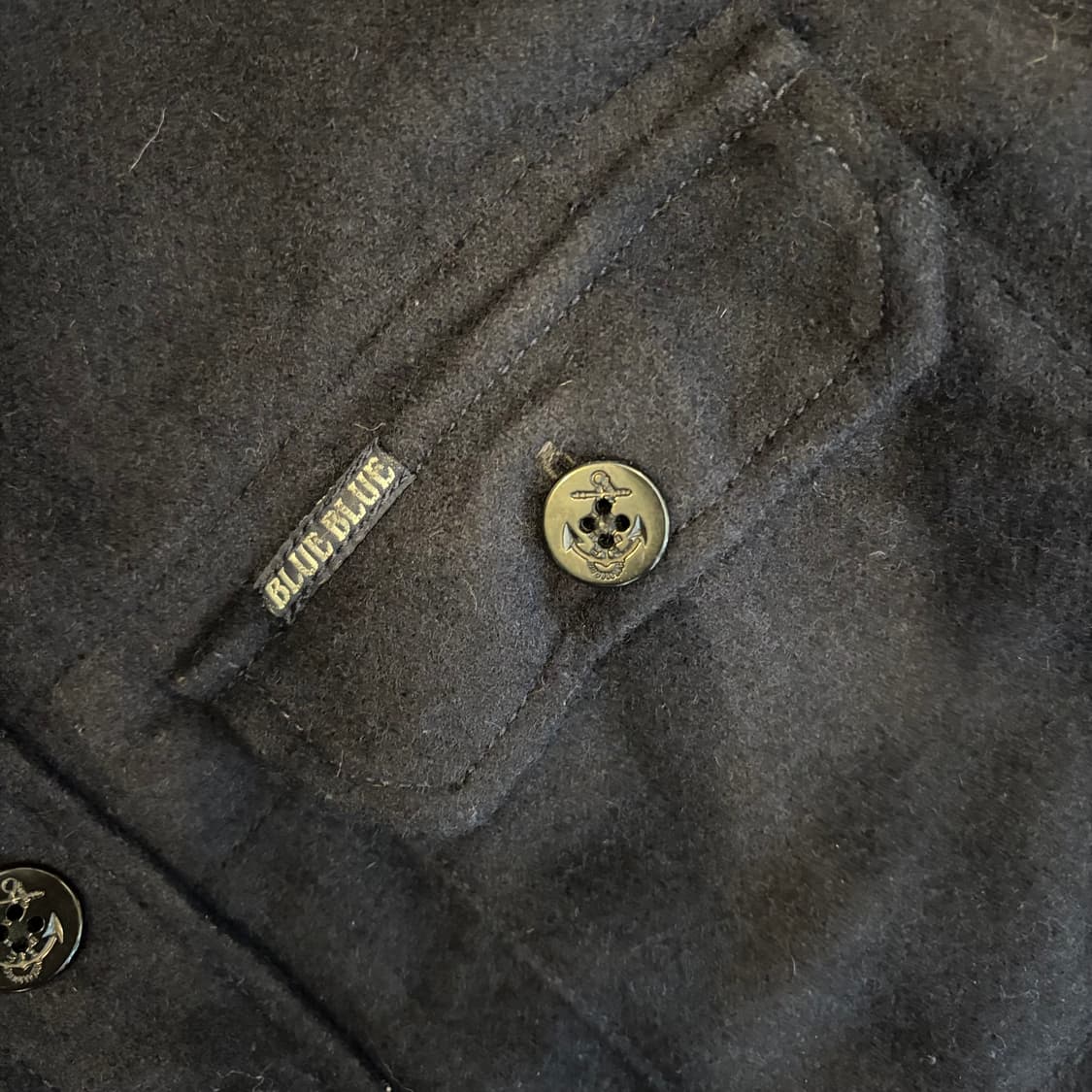 일본 블루 블루 울 cpo 셔츠 자켓 상품이미지7