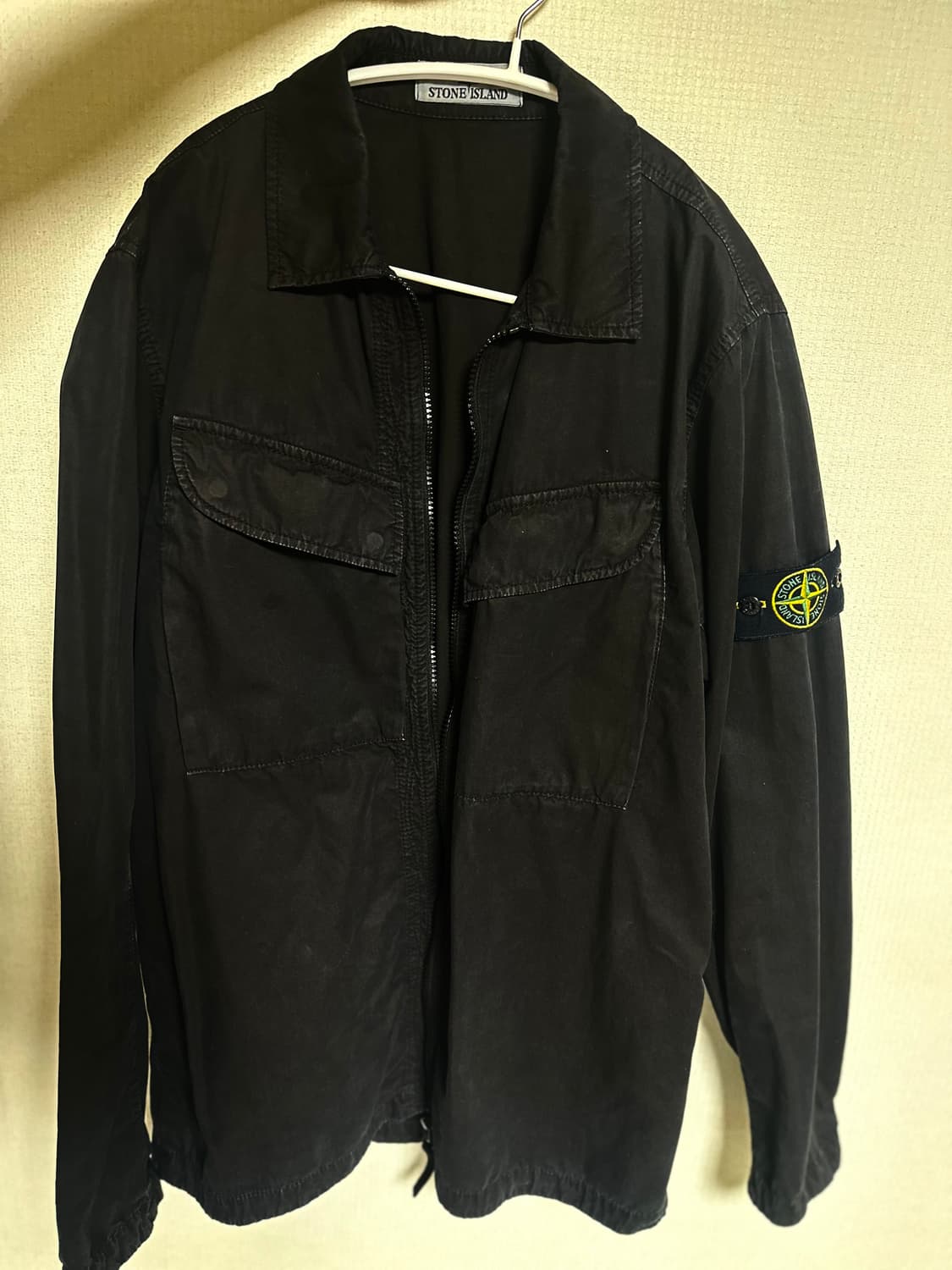 스톤 아일랜드 오버셔츠 블랙 22FW - L 사이즈 상품이미지2