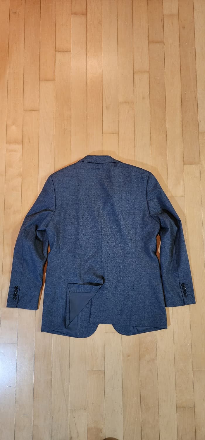 (간절기용)유니클로 그레이 모직자켓 L 상품이미지5