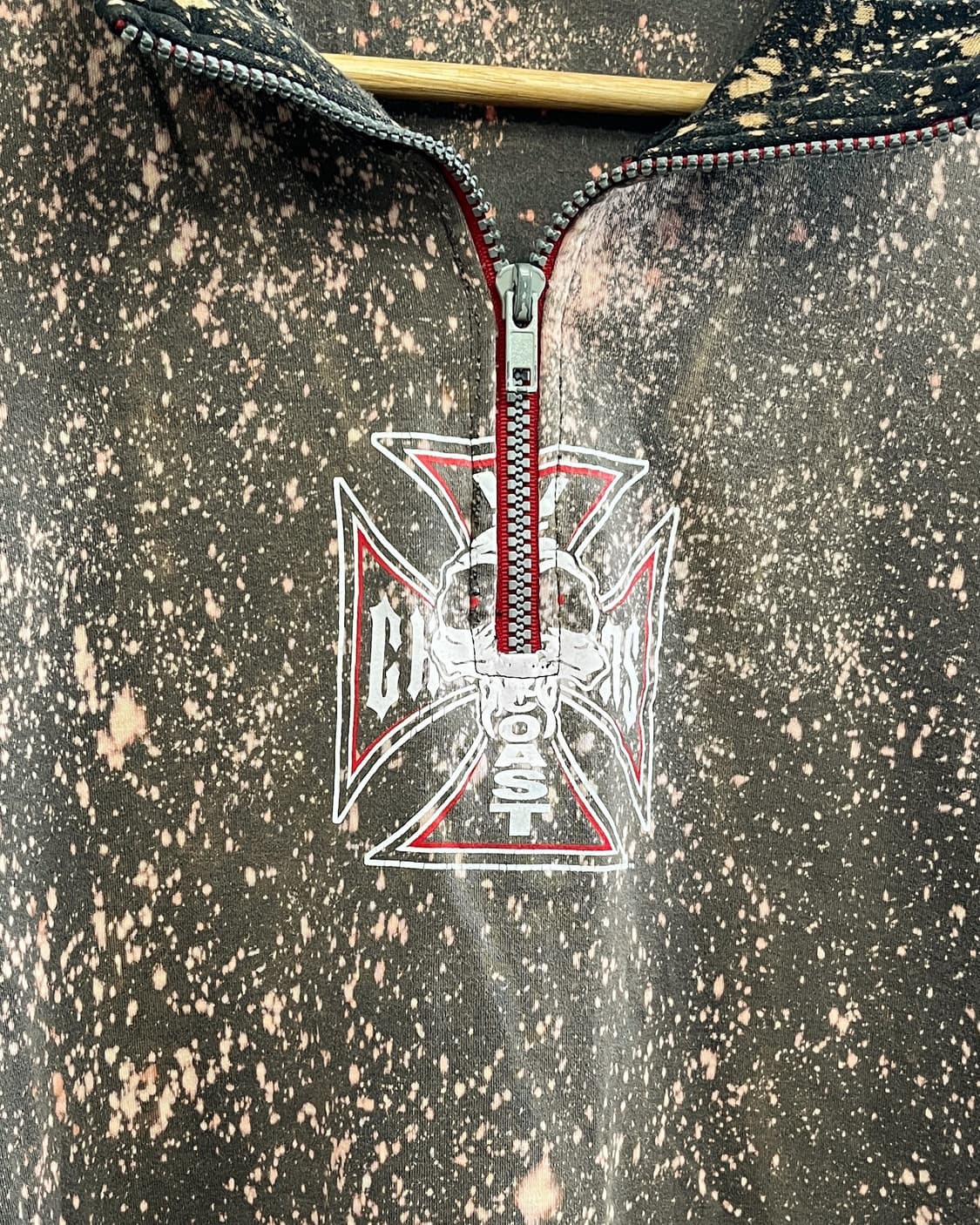 West Coast Choppers 블리치드 쿼터집 맨투맨 상품이미지6