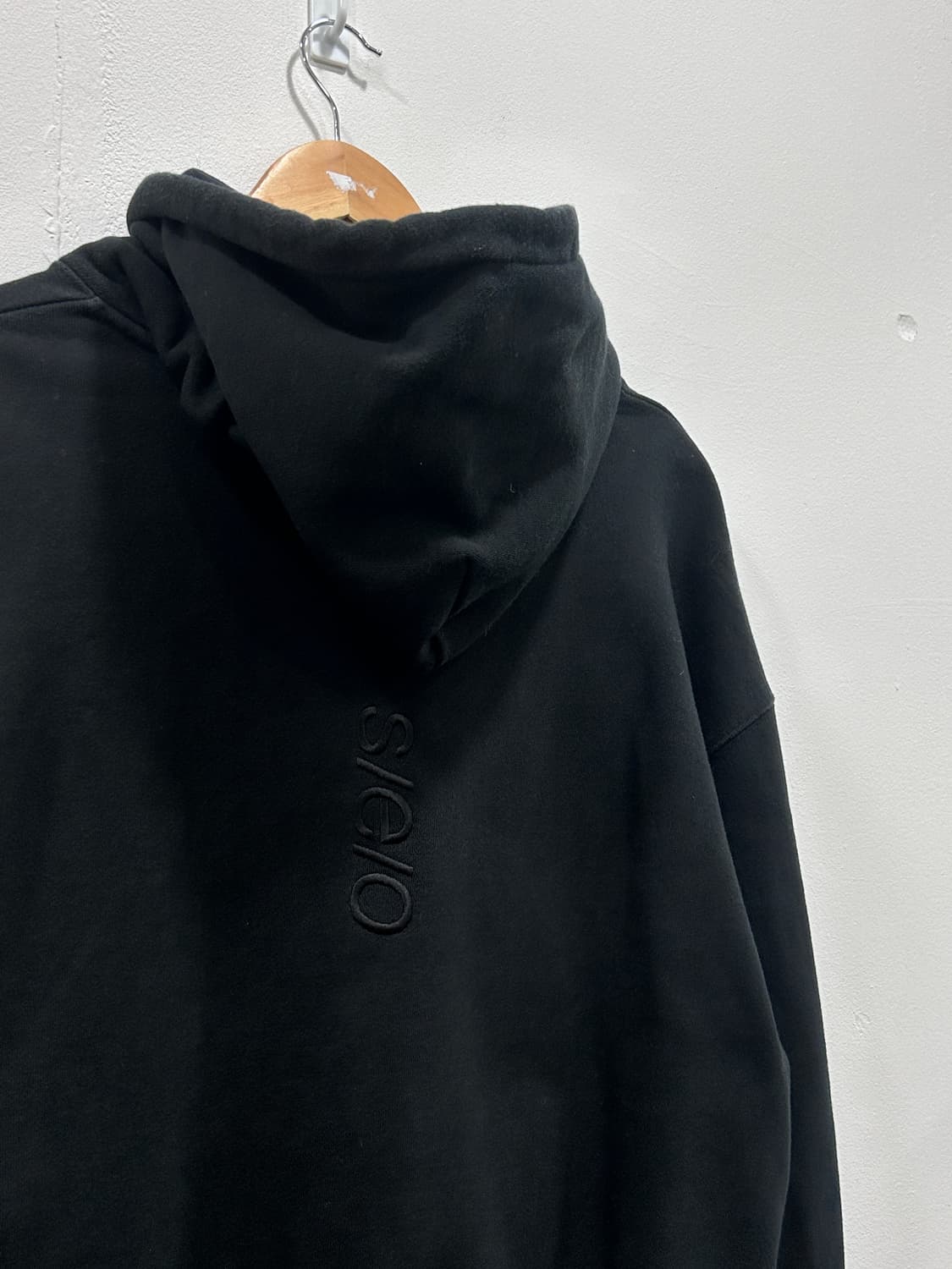 SEO 에스이오 등판 로고 자수 후드티 오버핏 M 남녀공용 상품이미지2