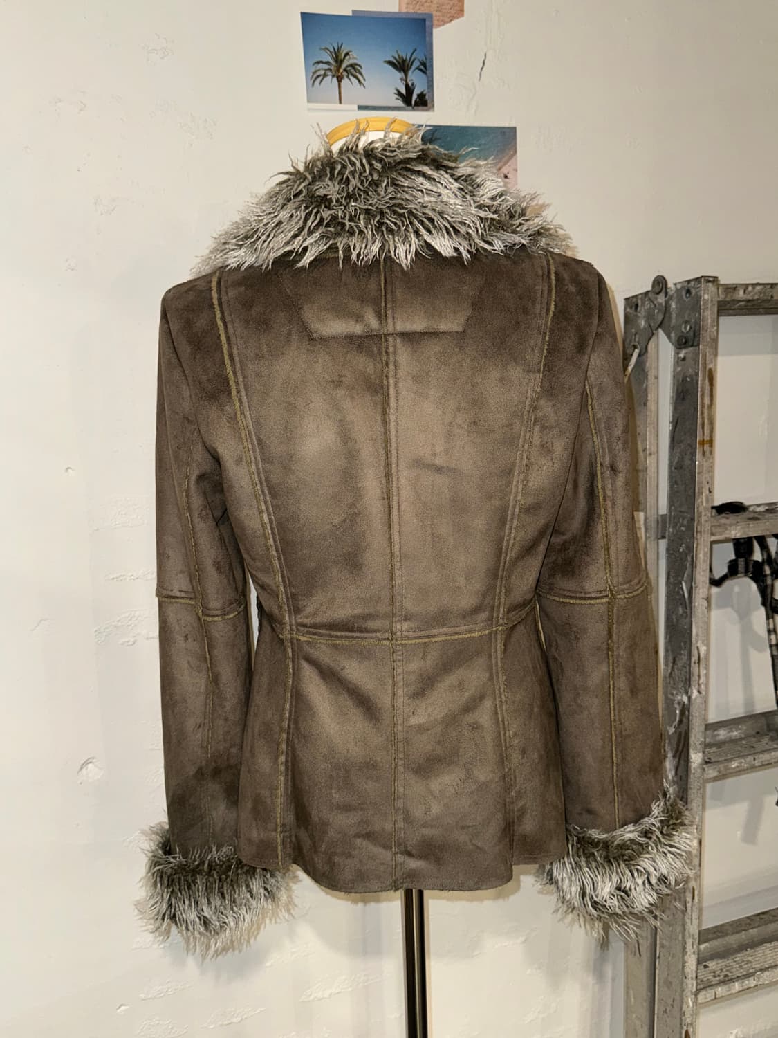 스웨이드 퍼카라 자켓 상품이미지3