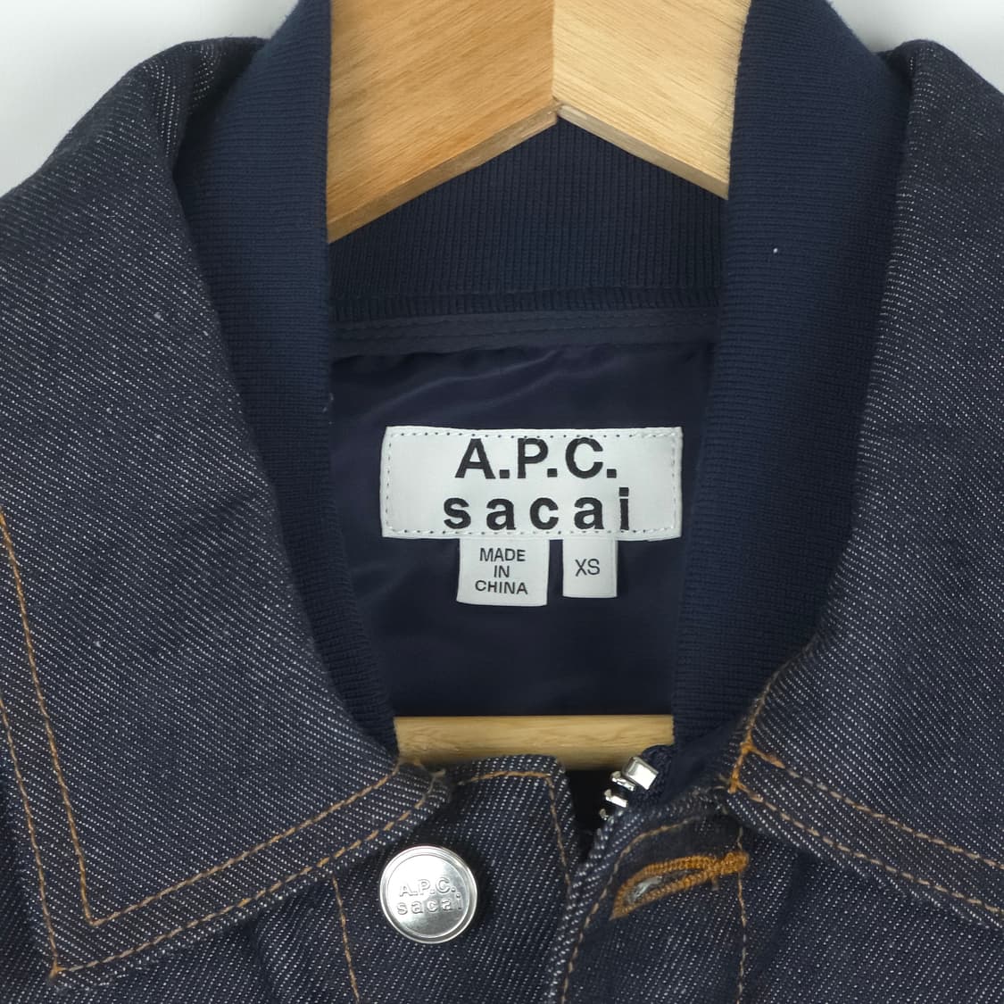 [XS] 아페쎄 x 사카이 데님 트러커자켓 상품이미지4