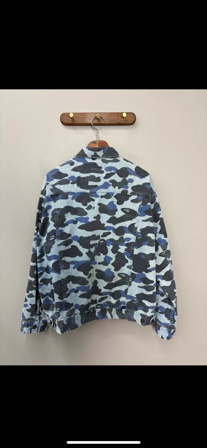 베이프 블루 카모데님 자켓 H1414 상품이미지5