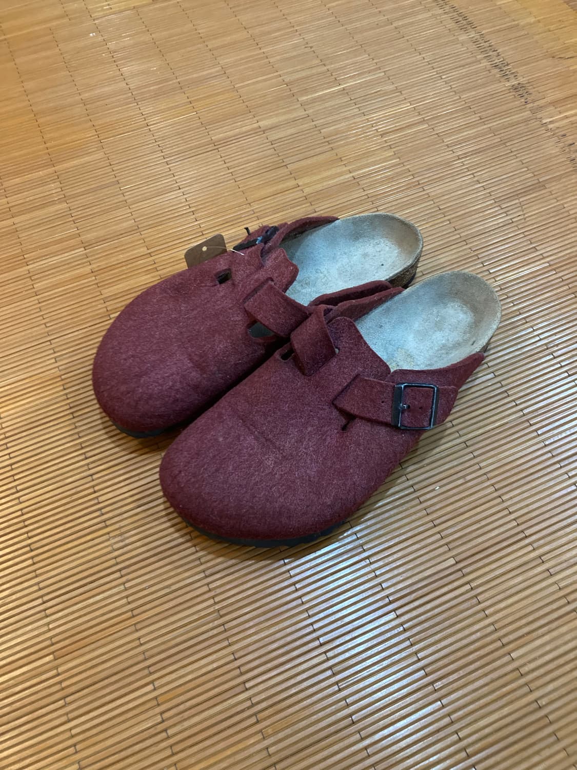 버켄스탁 보스턴 버건디 상품이미지1