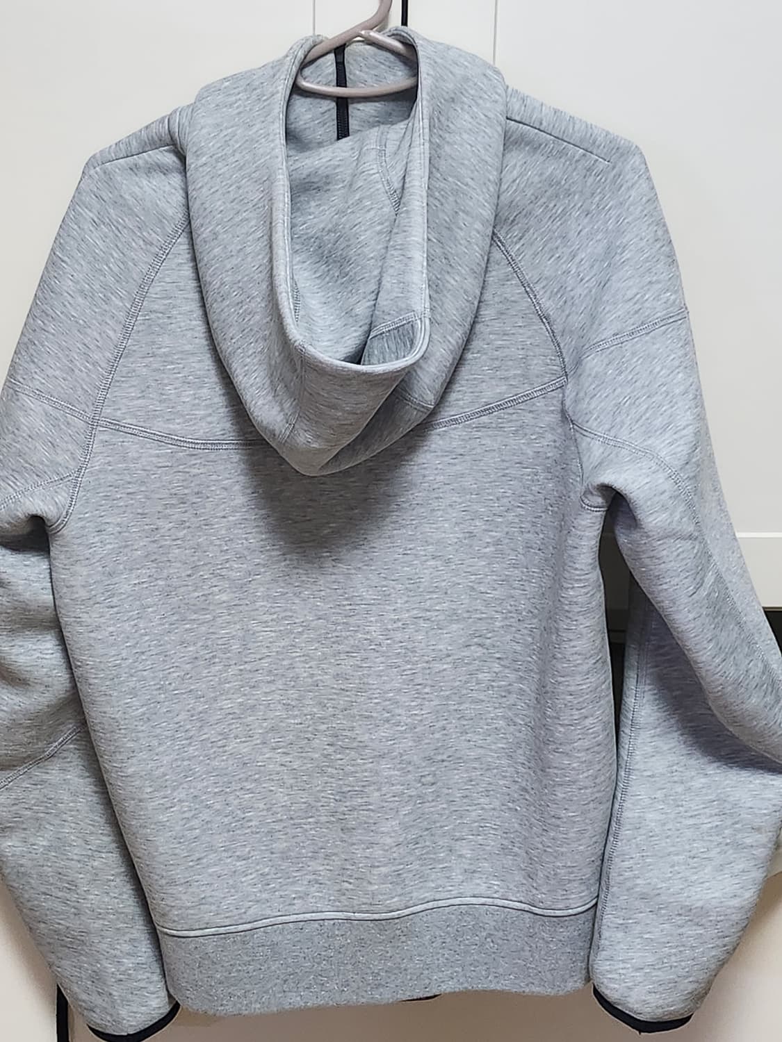 나이키 NSW 테크 플리스 윈드러너 풀 집 후드 다크 그레이 상품이미지3