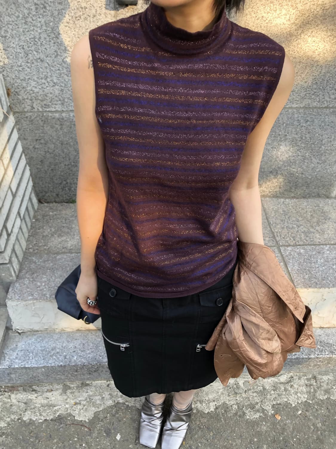 maglia sleeveless knit 상품이미지1