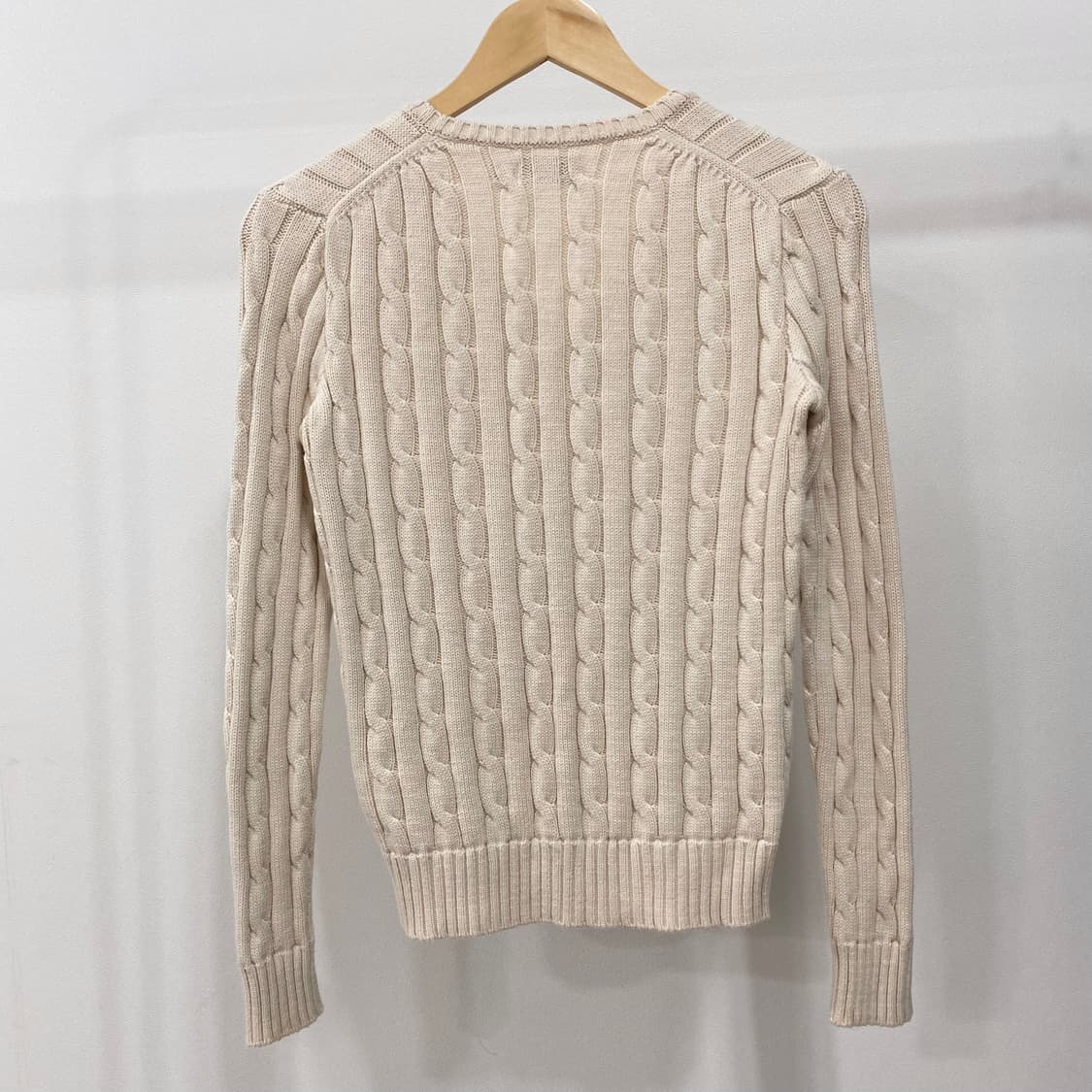 폴로 랄프로렌 신형 케이블 브이넥 니트 상품이미지2