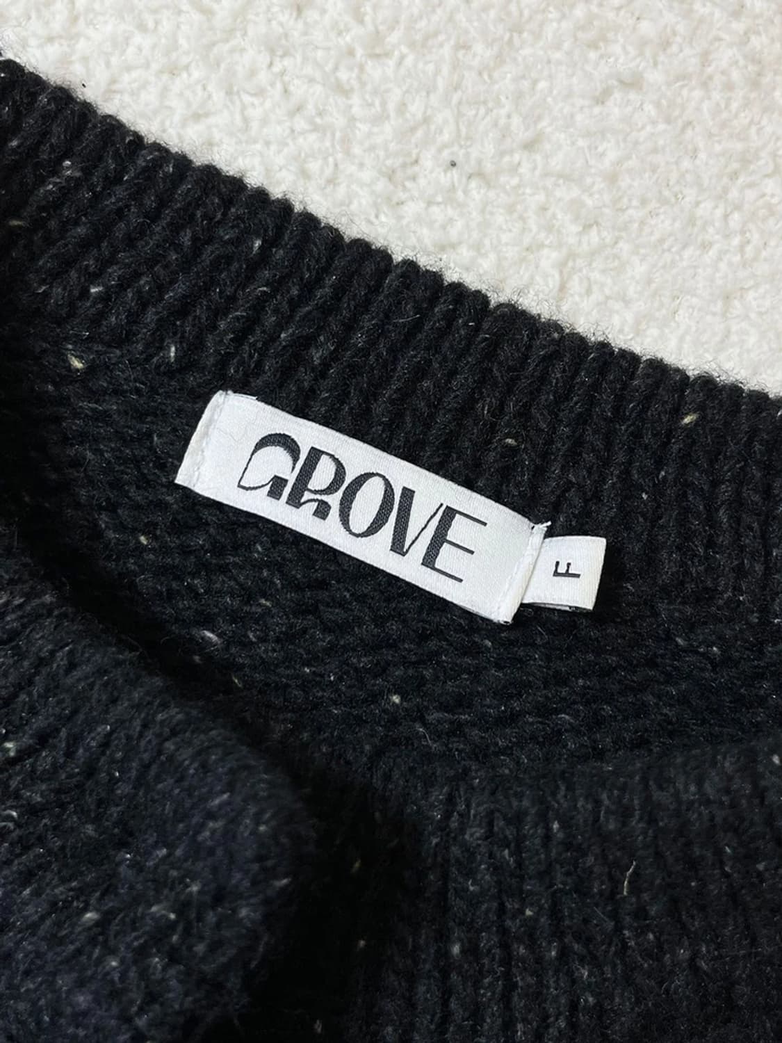 그로브 21Winter 크롭 진주 니트 가디건 PN7103 상품이미지7