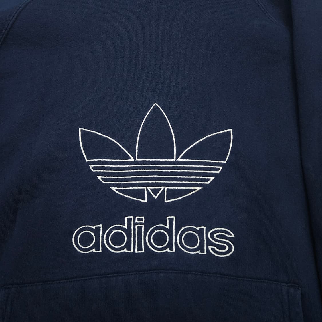 90s 아디다스 트레포일 후드티 L made in usa 상품이미지4