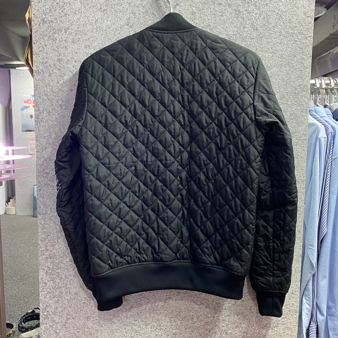 아디다스 오리지널 블랙 퀼팅 자켓  B2863 상품이미지5