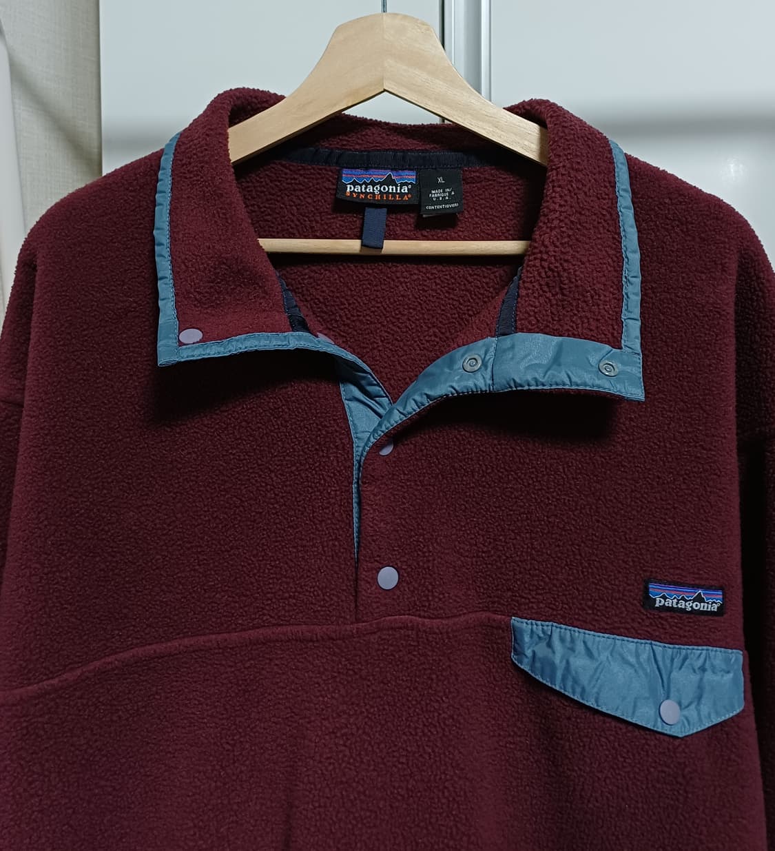 🇺🇸 파타고니아 신칠라 스냅티 - 딥 버건디 상품이미지2