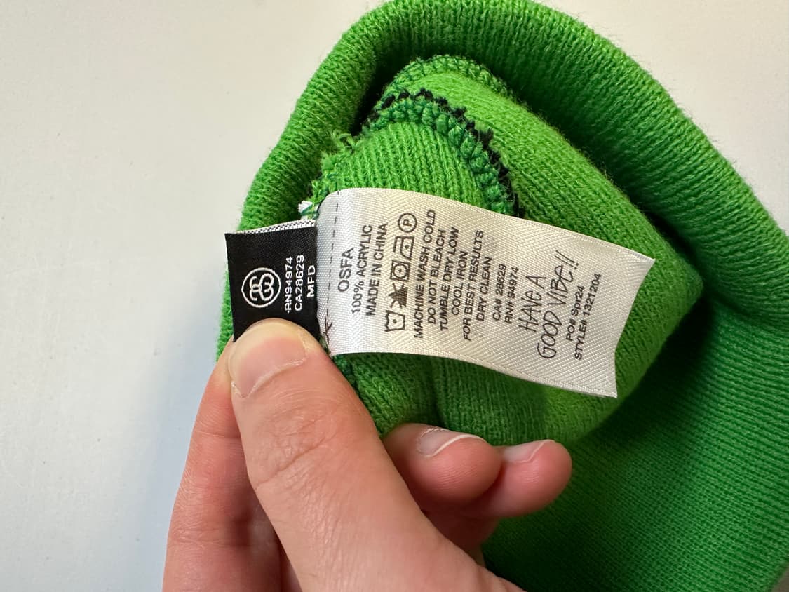 스투시 S 크라운 자카드 스컬캡 비니 24SS 상품이미지4