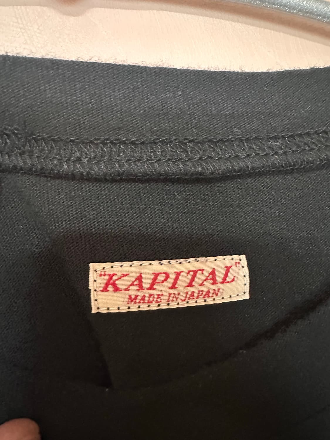 L) 캐피탈 20 크루 티셔츠 블랙 상품이미지3