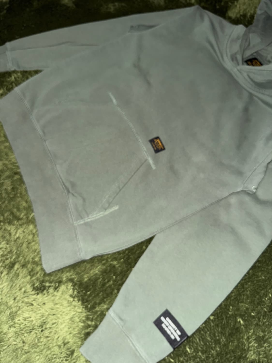 [S] 칼하트 WIP 밀리터리 테이프 후디 후드티 올리브 상품이미지5