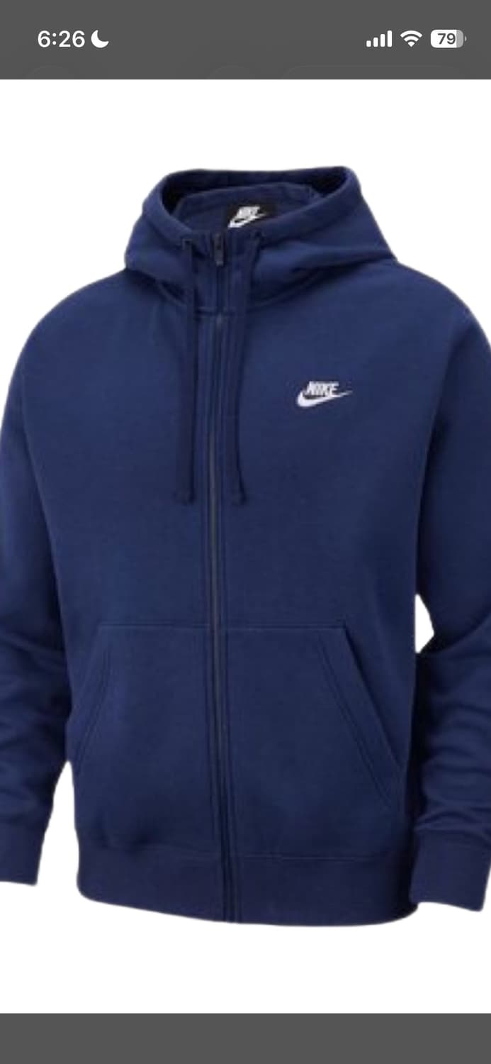 나이키 후드집업 네이비 M 상품이미지2