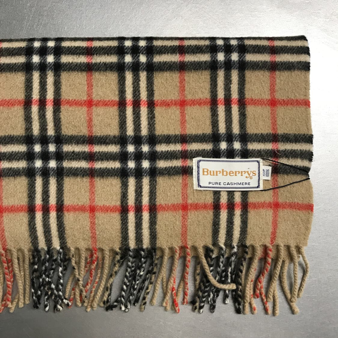 버버리 정품 캐시미어 머플러 베이지 상품이미지3