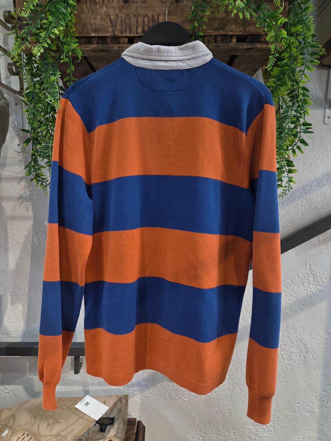 Polo 폴로 오렌지 스트라이프 럭비티 상품이미지5