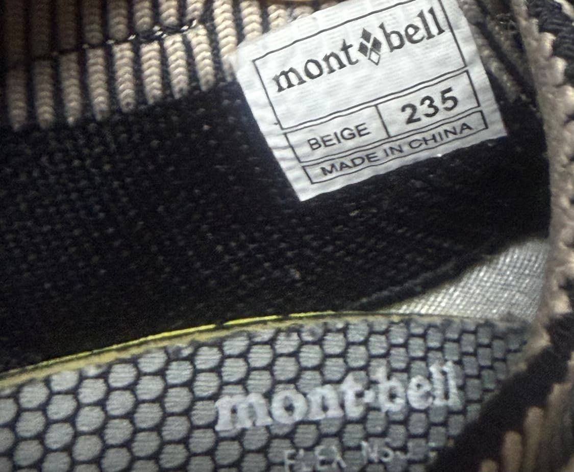 mont-bell 몽벨 그레이 트레킹 스니커즈 235 상품이미지7