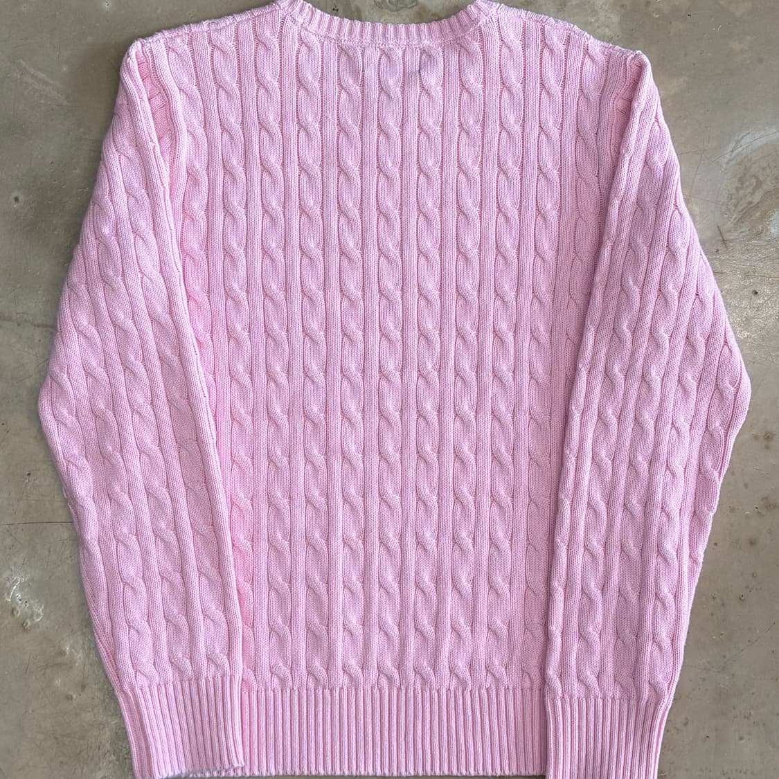 🫶🏻 폴로랄프로렌 여성용 Pink 케이블 니트 🫶🏻 상품이미지3