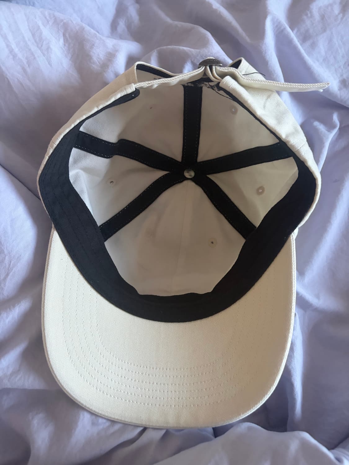 슈프림 피그먼트 s로고 볼캡 내츄럴 상품이미지3