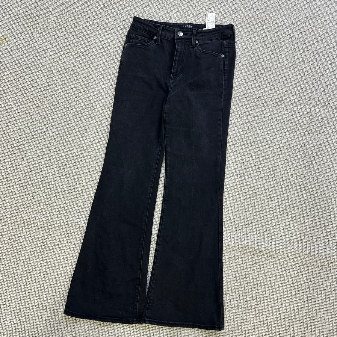 70 게스 블랙 진 부츠컷 팬츠 0401D 상품이미지1