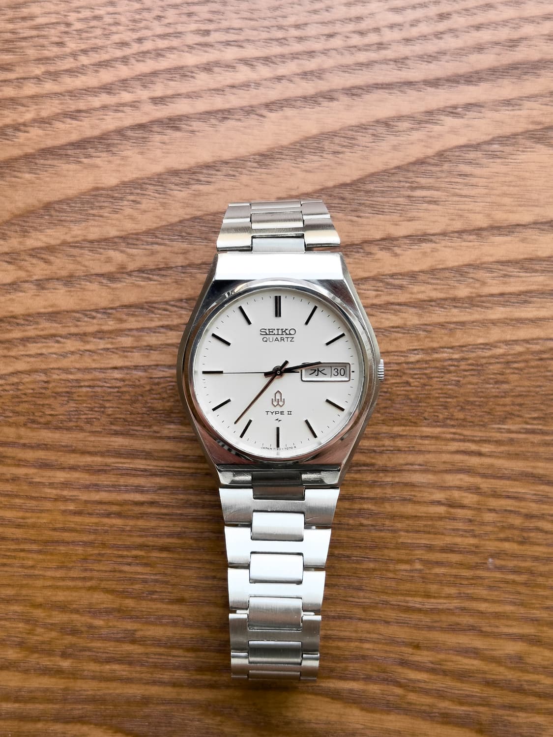 [중고] 세이코 타입2 7123 실버 - 80s 빈티지 쿼츠 데이데이트 상품이미지2