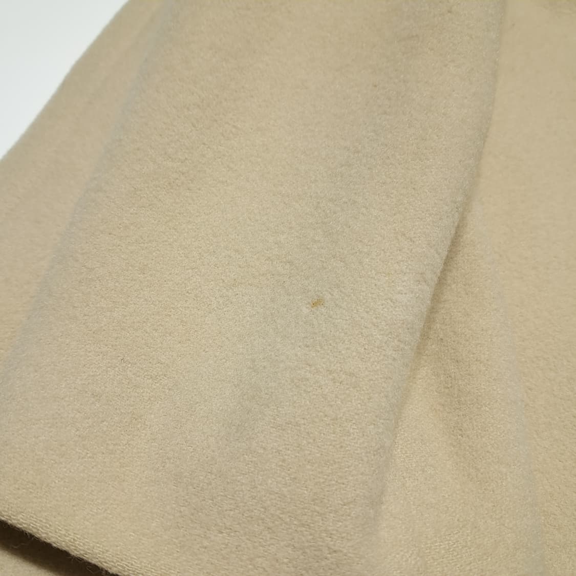 CL289 M 버버리 90s 일본판 울 히든버튼 베이지 코트 상품이미지9