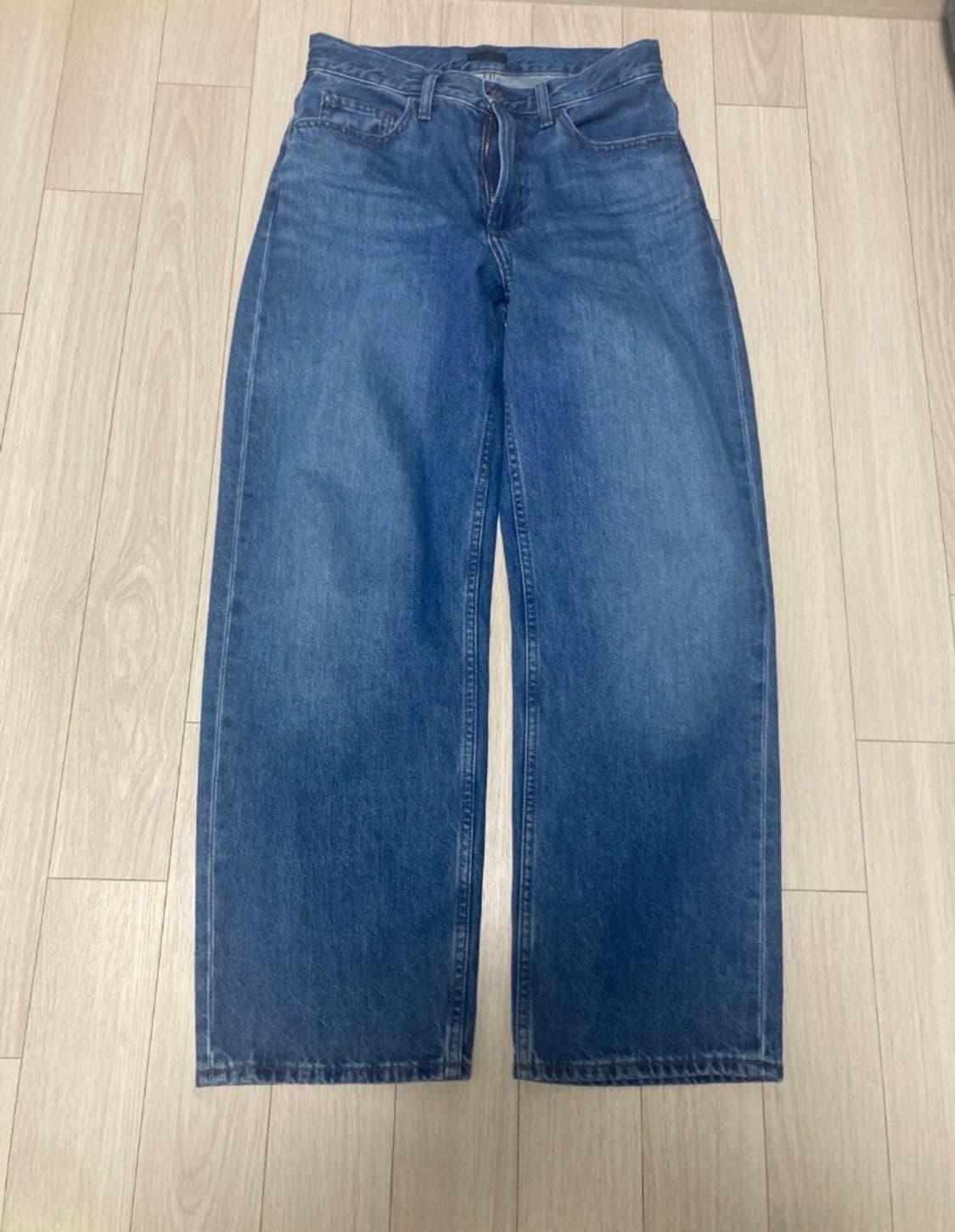 유니클로 와이드 스트레이트진 맨즈 28사이즈 상품이미지1